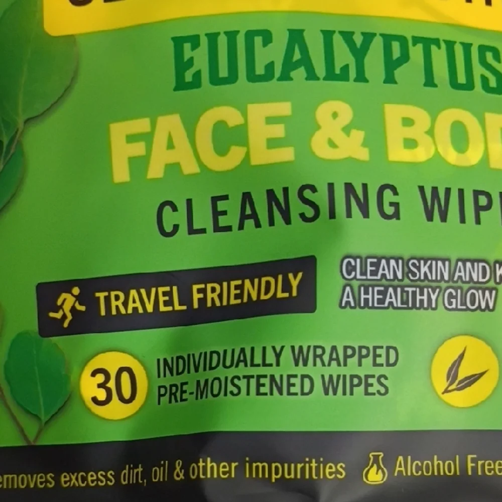 SWYPE WIPES EUCALYPTUS FACE & BODY CLEANSING WIPES 30 Per Pack NWT